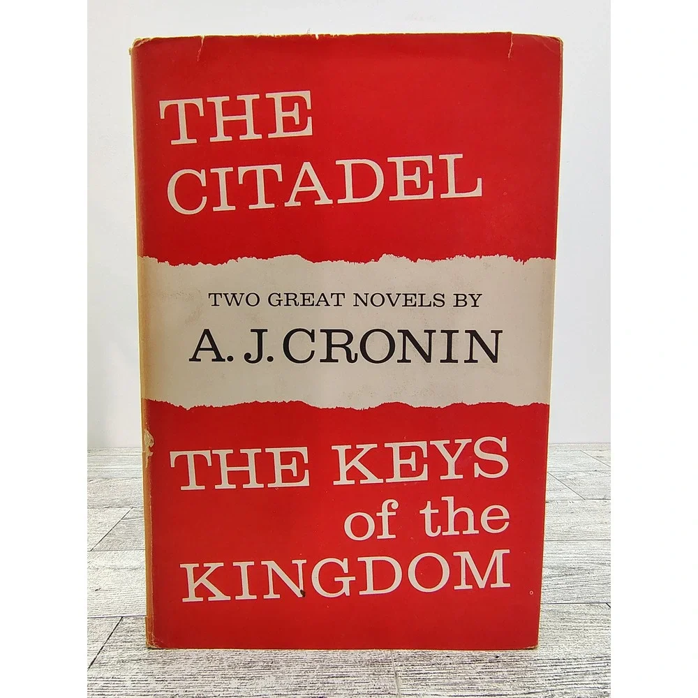 The Citadel Keys of The Kingdom Cronin 1940s Book Club HCDJ Taupe‎ Boards Decor